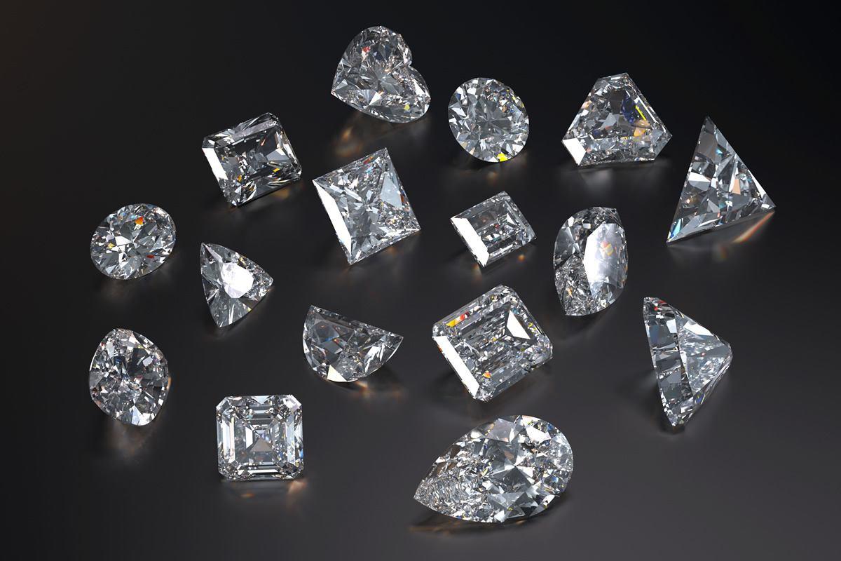 Diamante hotsell taglio rettangolare
