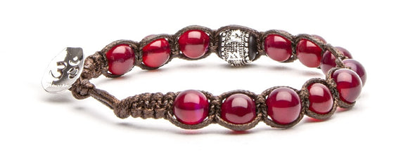 Bracciale Tamashii Ruota Agata Rossa