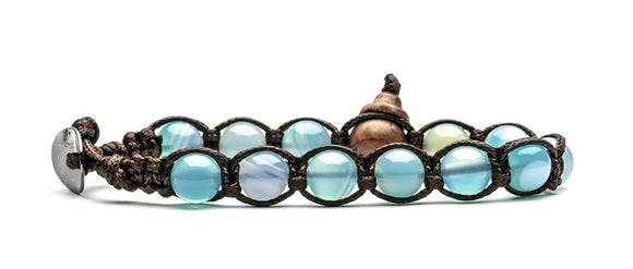 Bracciale Tamashii Agata Azzurra