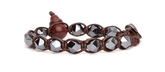 Bracciale Tamashii Diamond Cut Ematite