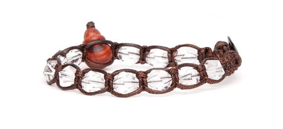 Bracciale Tamashii Diamond Cut Cristallo di Rocca