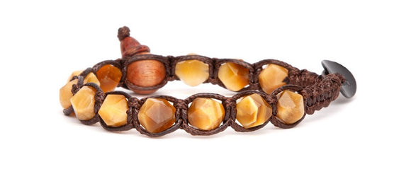 Bracciale Tamashii Diamond Cut Occhio di Tigre