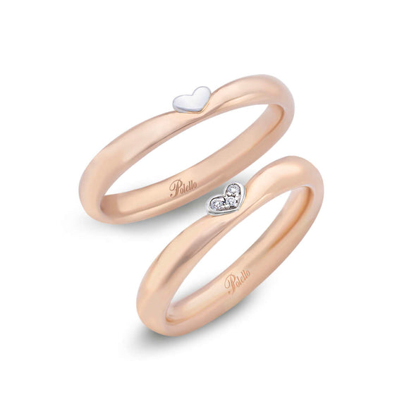 Fede Nuziale Polello Collezione 2024 - Linea Cuori
