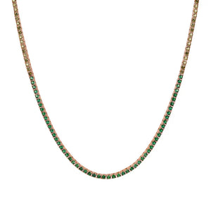 Collana Bronzallure Tennis con Cubic Zirconia Effetto Dégradé