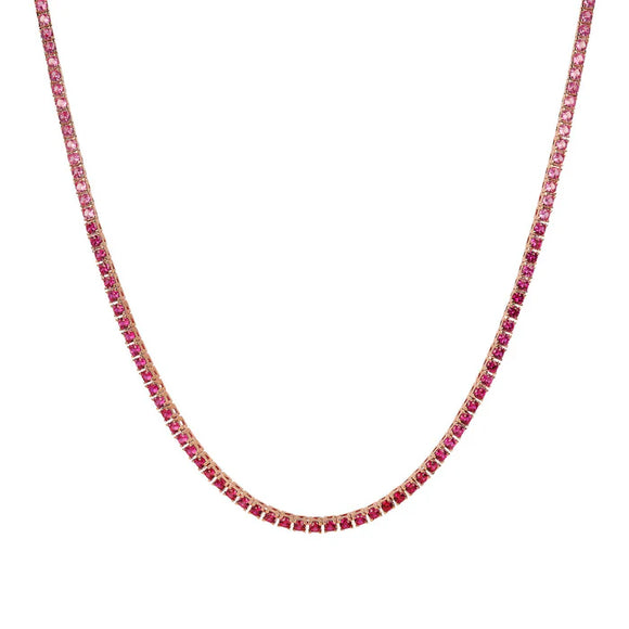 Collana Bronzallure Tennis con Cubic Zirconia Effetto Dégradé