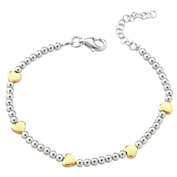 Bracciale Marcello Pane boule cuoricini - My little emotion
