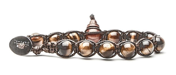 Bracciale Tamashii SHUNGITE in Pietre dure Occhio di tigre BHSS900-214 Bracciale Tamashii SHUNGITE in Pietre dure Occhio di tigre BHSS900-214