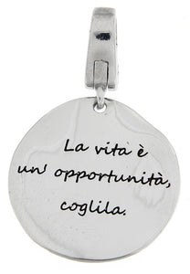 CIONDOLO CHARMANT COLLEZIONE LE FRASI DELLA VITA - FR03