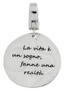 CIONDOLO CHARMANT COLLEZIONE LE FRASI DELLA VITA - FR05