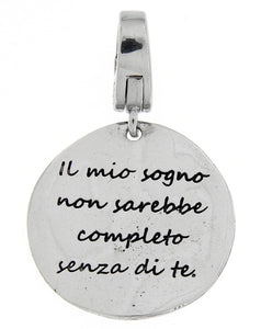 CIONDOLO CHARMANT COLLEZIONE LE FRASI DELLA VITA - FR07