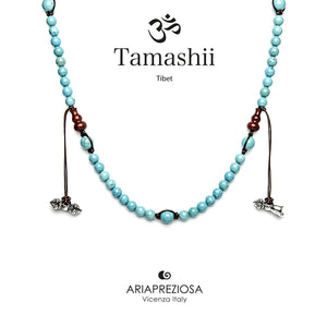 Collana Tamashii Short Mudra Turchese