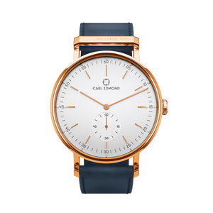 OROLOGIO CARL EDMOND WHITE DELUXE ROSE GOLD - R3611BLR18