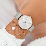 Orologio Cluse Minuit Mesh Silver e Rose Gold Referenza: CW0101203004