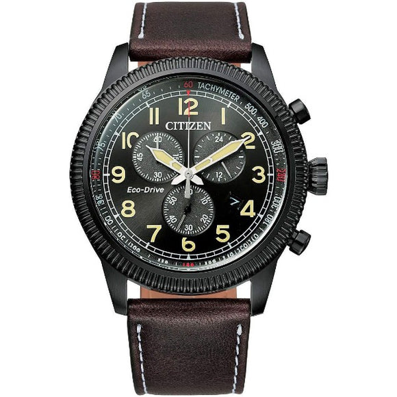 OROLOGIO CITIZEN ECO-DRIVE CRONO AVIATOR - AT2465-18E