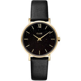 Orologio Cluse Minuit Special Mesh Gold Colour & Leather Strap Referenza: CG10201