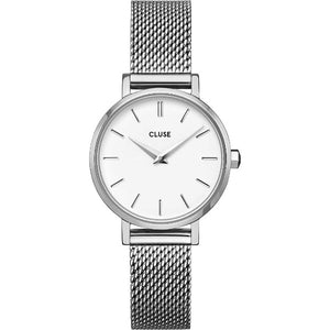 Orologio Cluse Boho Chic Petite Mesh White, Silver Colour Referenza: CW0101211007