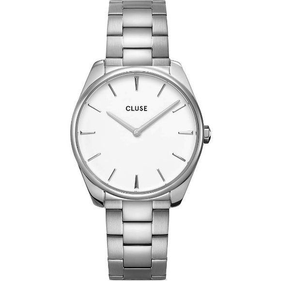 Orologio Cluse Féroce Steel White Silver Colour Referenza: CW0101212003 